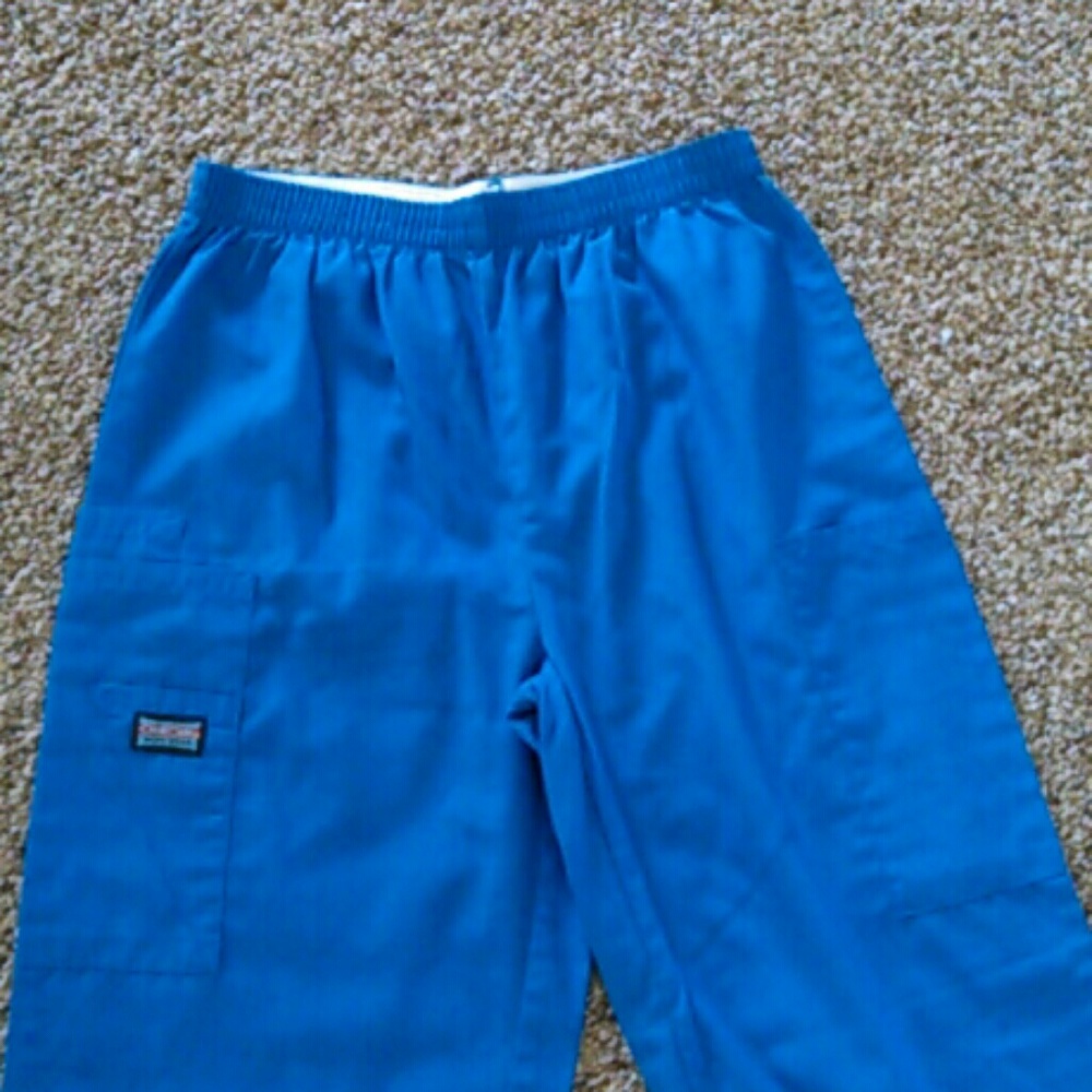 Cherokee scrub pants royal blue